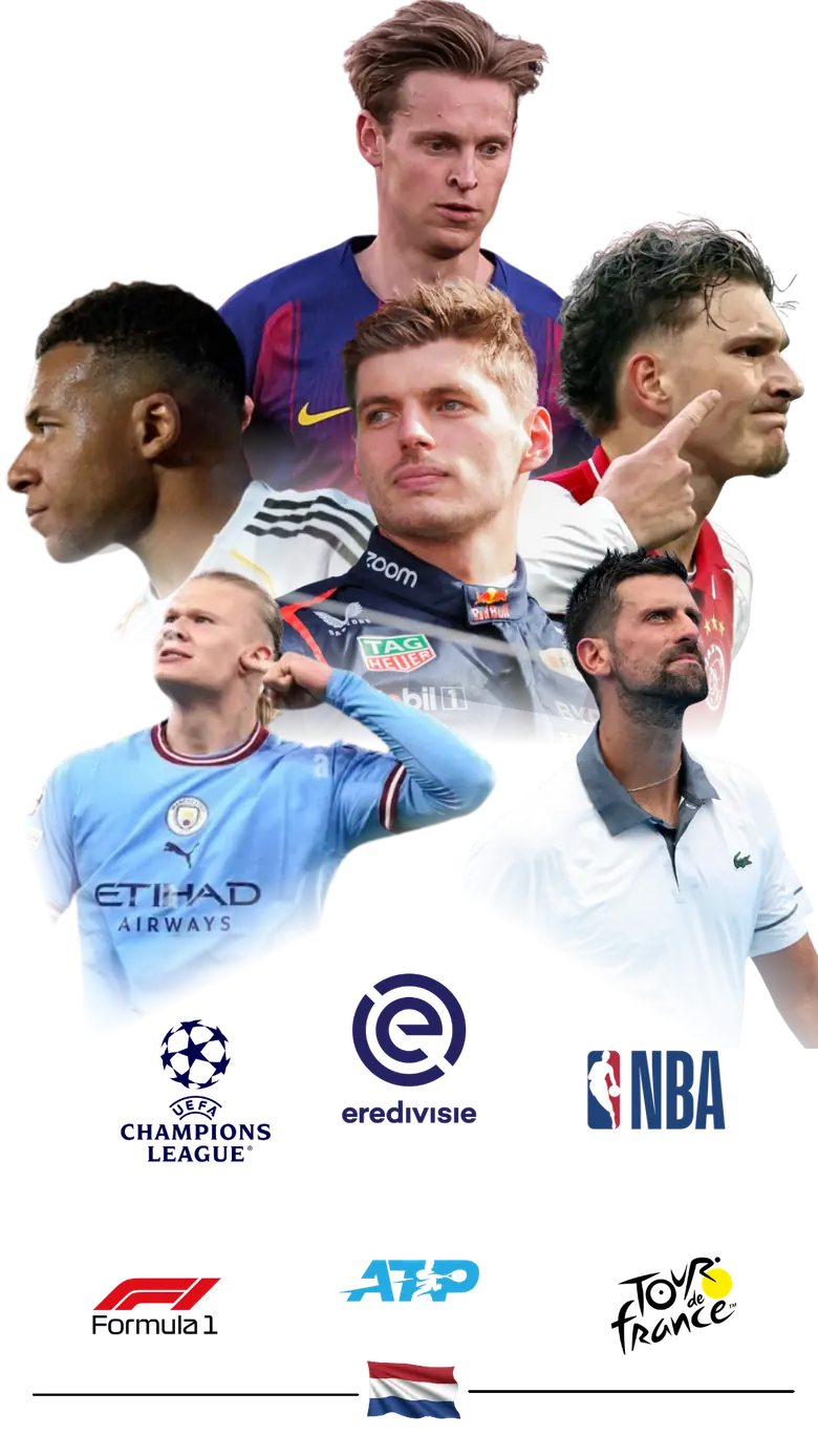 Sporters, competitielogo's en de Nederlandse vlag: sport, films en series via IPTV